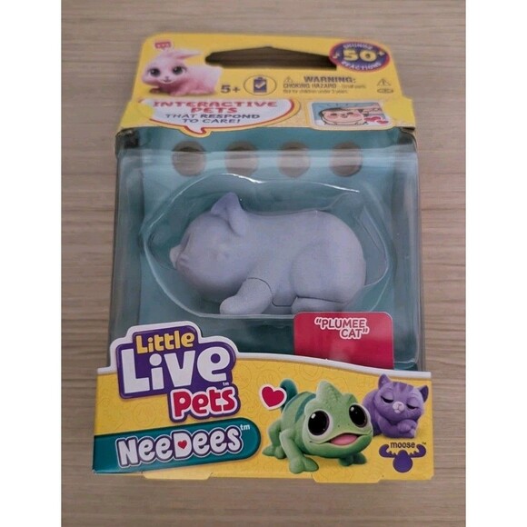 Little Live Pets NeeDees PLUMEE CAT Interactive Pets Collectible Toy (2024)🐱 - Picture 1 of 4